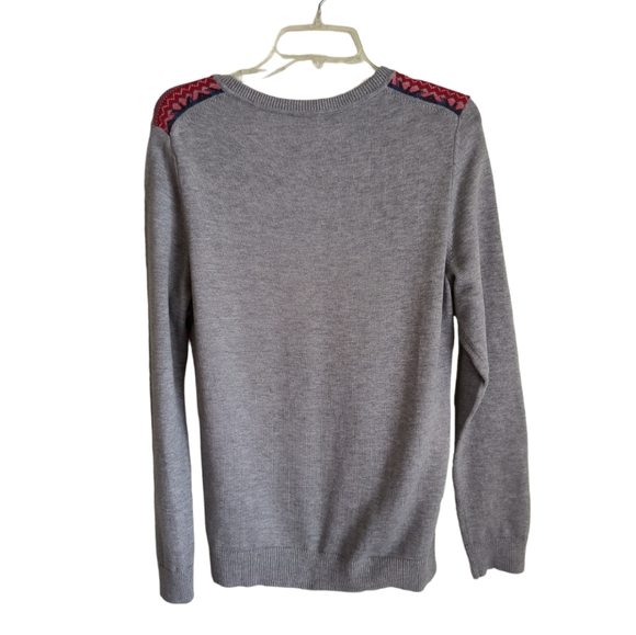 Talbots Fair Isle Cardigan Women's Sz M Multicolor Long Sleeve Button Up Sweater - Picture 4 of 11